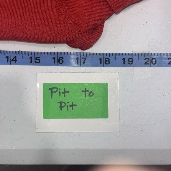 Babaton Womens Orange Fitted Ribbed Sweater XL Capsule Classic Quiet Luxury - Picture 5 of 10